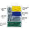 Plastic Self Drilling Ribbed Drywall And Wall Anchors With Screws Kit Wall Plug Anchor Expansion Bo 2