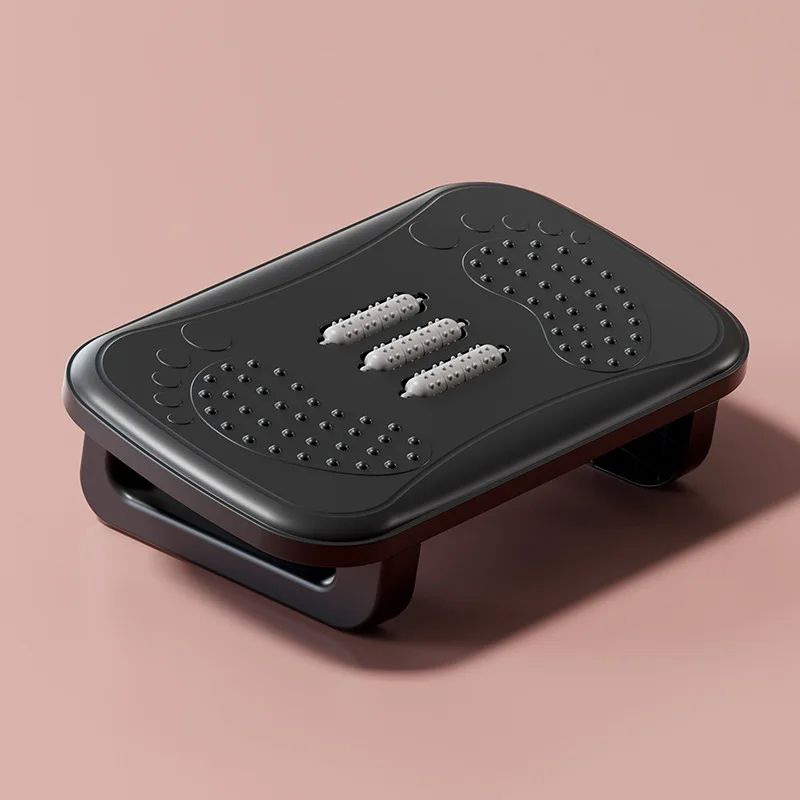 Ergonomic Scalebeard Under Desk Footrest With Massage Rollers Comfortable Foot Stool For Desk Leg S 0