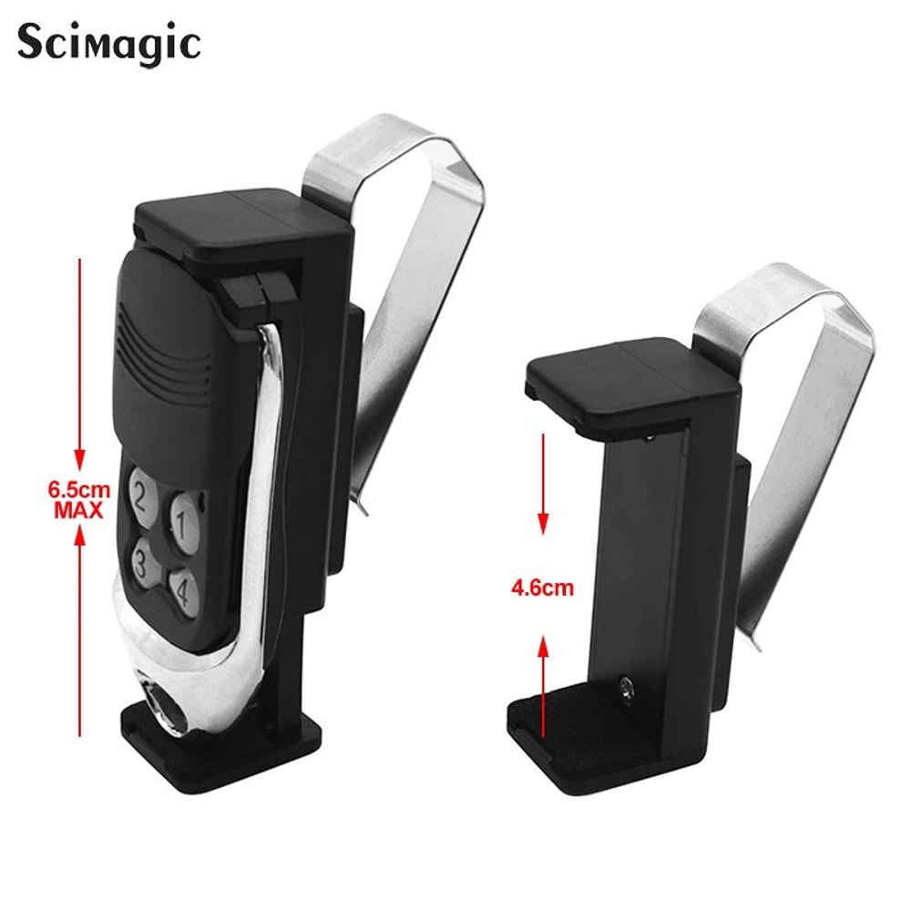 New Car Key Clip Holder Adjustable Sun Visor Mount For Garage Door Remote Control Universal Garage 5