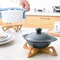Cross Tray Holder Wooden Removable Table Mat AntiHeat Steam Resistant Kitchen Gadget NonSlip Househ 1
