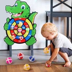 montessori baby toy sticky ball dart board, indoor educational games for children, kids sports throw game, birthday gift
