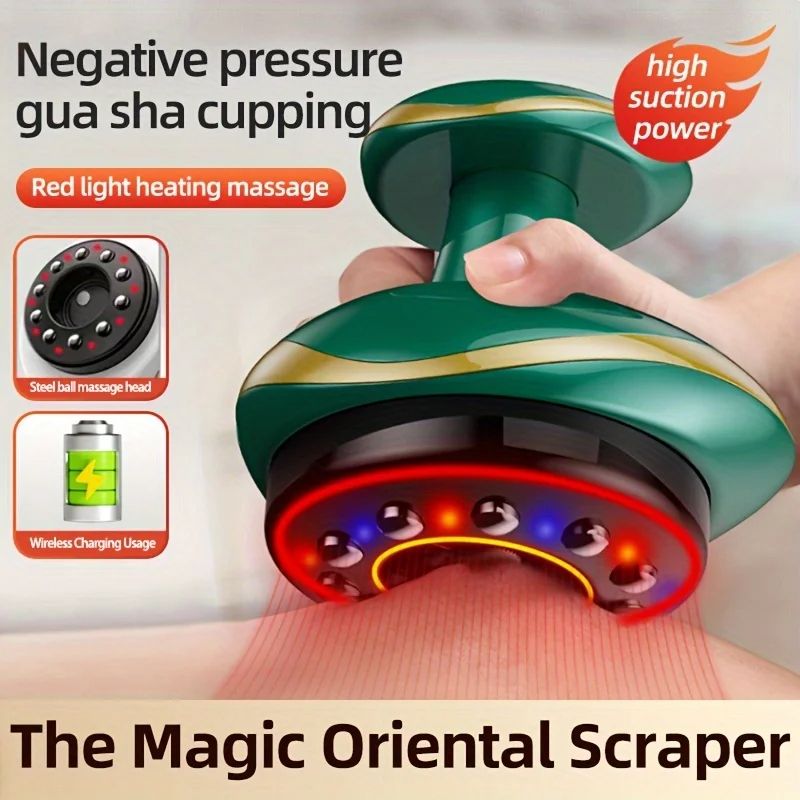 Electric Massage Meridian Brush Universal Body Dredging Cupping  Scraping Instrument For Abdominal  0