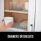 NonSlip EVA Drawer Liner For Kitchen Cabinets Waterproof Durable Shelf Liner AntiSlip Cabinet  Draw 4