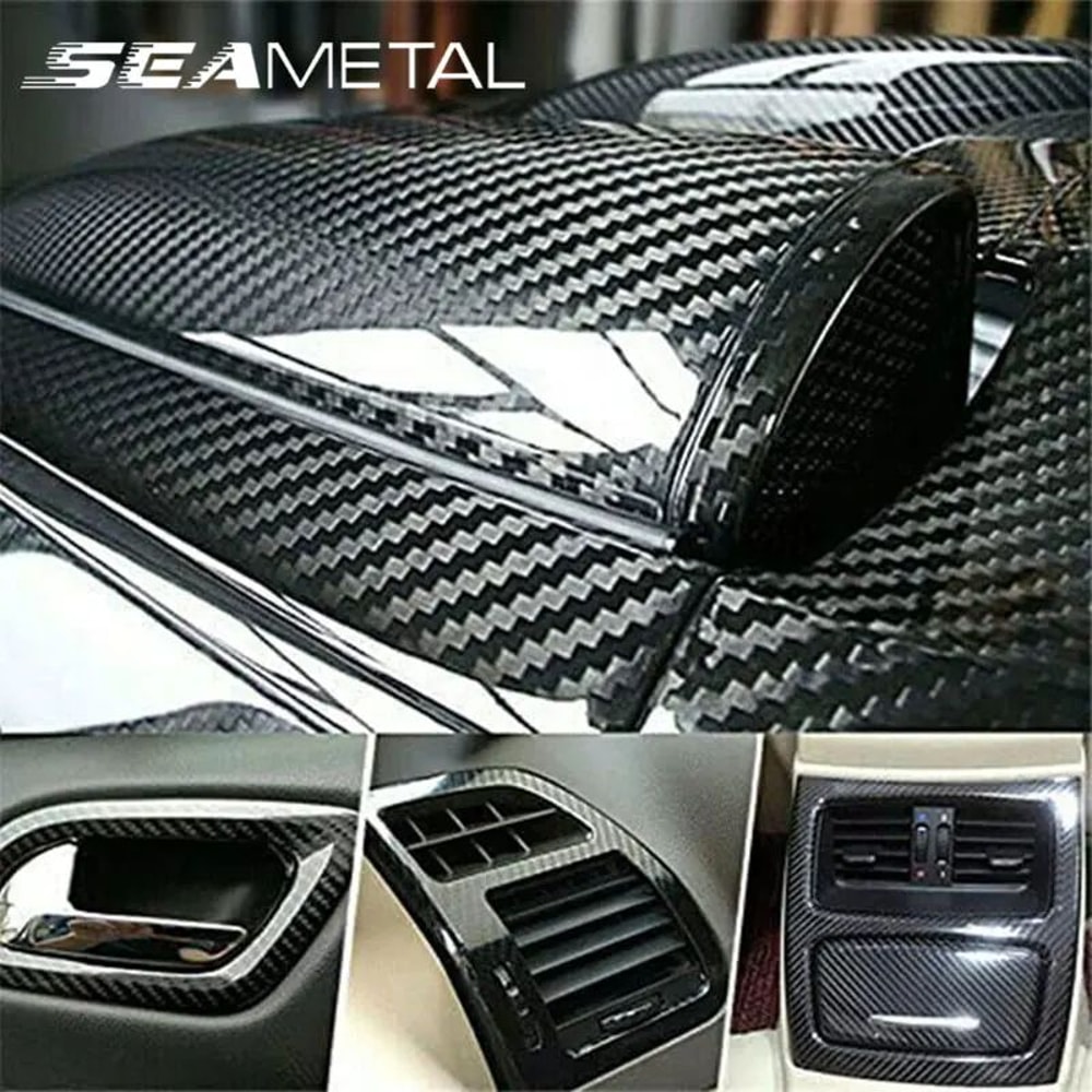 Universal SEAMETAL Car Interior Moulding DIY Trim Strip PU Leather Gap Filler SelfAdhesive CarStyli 0