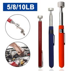magnetic pickup tool set, retractable extractor rods (5lb/8lb/10lb),pen clip design for automotive & diy repairs
