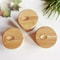 Salt Seasoning Jars Pepper Jar Bamboo Condiment Box Set Multi Bowls Wood Sugar Container With Lid S 2