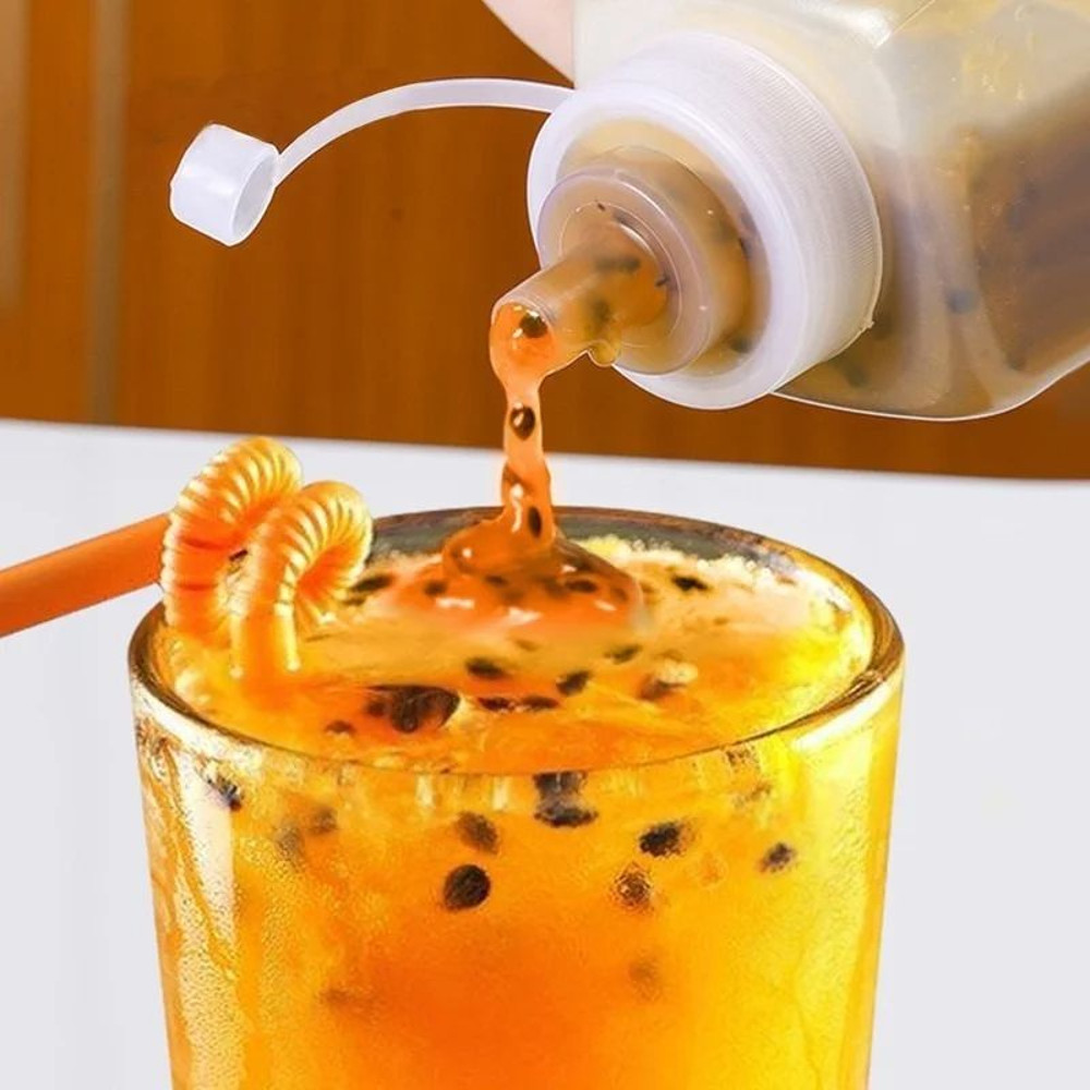 Squeeze Condiment Bottle With Lid Plastic Jam Salad Dressing And Sauce Dispenser For Kitchen Storag 2
