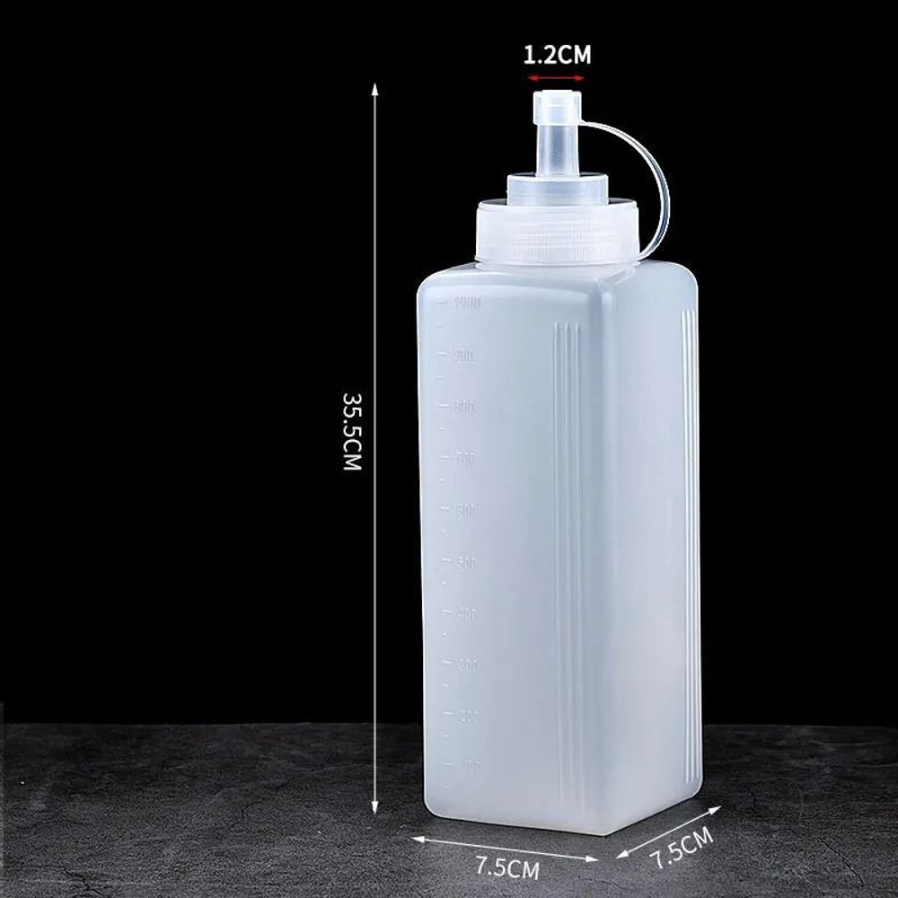 Squeeze Condiment Bottle With Lid Plastic Jam Salad Dressing And Sauce Dispenser For Kitchen Storag 7