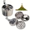 Premium Nut And Hard Spice Grinder Manual Stainless Steel Crusher For Nutmeg Ginger Rock Salt Pepp 6