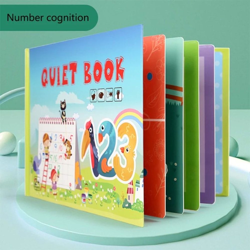 Montessori Baby Busy Book My First Quiet Book For Toddlers Early Learning Matching Game Toy For K
