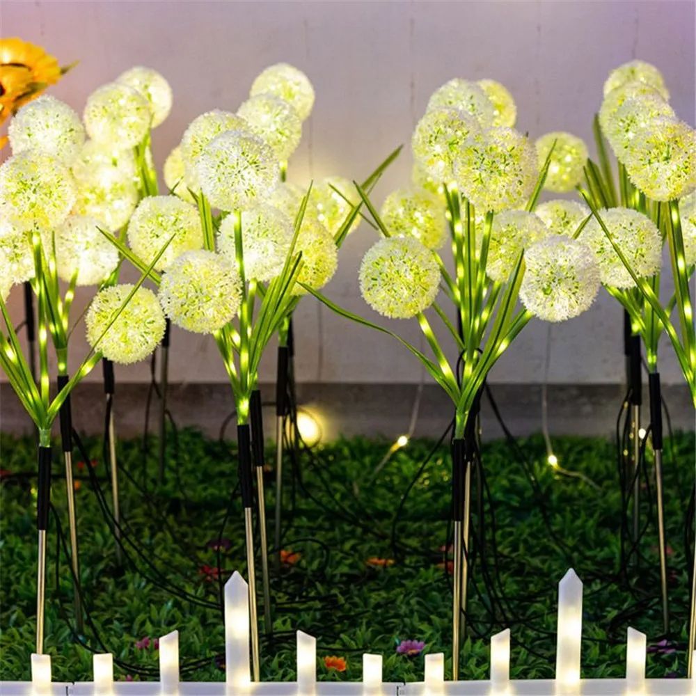 Flower Garden Lights Outdoor Onion Head Yard Lawn Decoration Light For Wedding Christmas Landscape  2