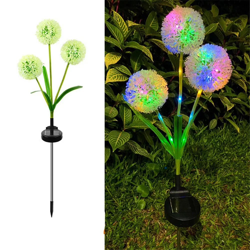 Flower Garden Lights Outdoor Onion Head Yard Lawn Decoration Light For Wedding Christmas Landscape  7