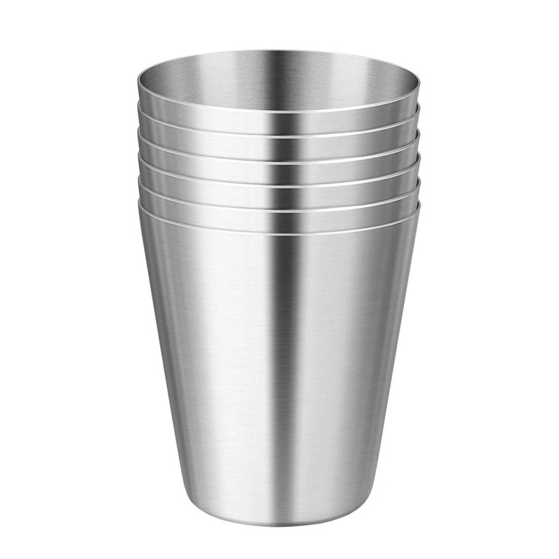 Outdoor Stainless Steel Cups Set Portable Travel Glasses For Whisky Wine With Case Mini Reusable Dr