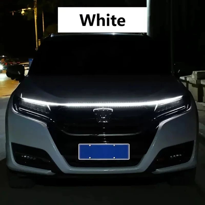 LED Daytime Running Light Scan Starting Hood Decorative DRL Auto Engine Ambient Lamp Bold Daytime V 6