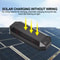 Car Mini LED Solar Power Warning Light Night Security Simulated Alarm Wireless Anti Theft Caution L 1