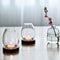 Transparent Round Glass Candlestick Retro Home Windproof Candle Holders Elegant Table Decor Ornamen 2