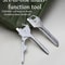 Multi Function Folding Tool Keychain EDC Utility Pocket Plier Opener Screwdriver Outdoor Survival R 0