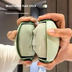 time saver reusable washable lint roller, strong adhesive hair sticking tool for clothes, pets & furniture cleaning