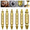Heavy Duty Damaged Screw Extractor Set Double Head Bolt Extractor Tools For Easy Out Broken  Stripp 0