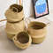 Wicker Basket Toy Organizer Folding Rattan Seagrass Storage Basket For Toys Laundry Plants  Home Ga 4