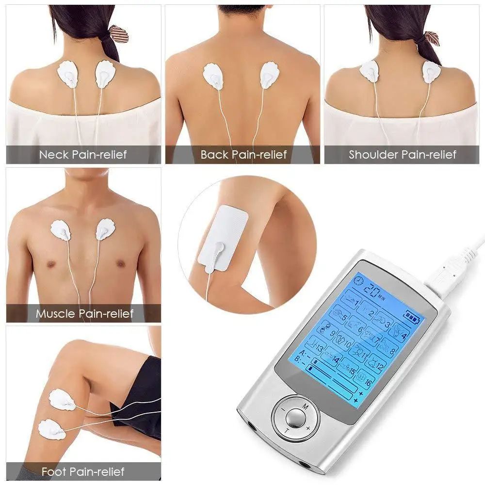 EMS Acupuncture TENS Muscle Stimulator Electric Body Massage  Slimming Digital Therapy Electrostimu 1