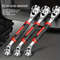 Universal Multi Functional Socket Wrench Set With Non Slip Handle  Rotating Bone Design 0