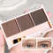 3Color Brow Powder Set With Brush  LongLasting Waterproof  NaturalLooking Eyebrow Makeup Kit For De 2