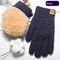 Men Women Knitted Thick Thermal Full Finger Gloves Winter Warm Wool Driving Gloves Touchscreen Mit 8