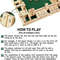 Deluxe Four Sided 10 Numbers Shut The Box Board Game  Dice Drinking Party Game For Adults Families  5