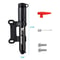 WEST BIKING 100Psi Mini Bike Pump Lightweight Aluminum Alloy Bicycle Hand Pump For Schrader Prest 5