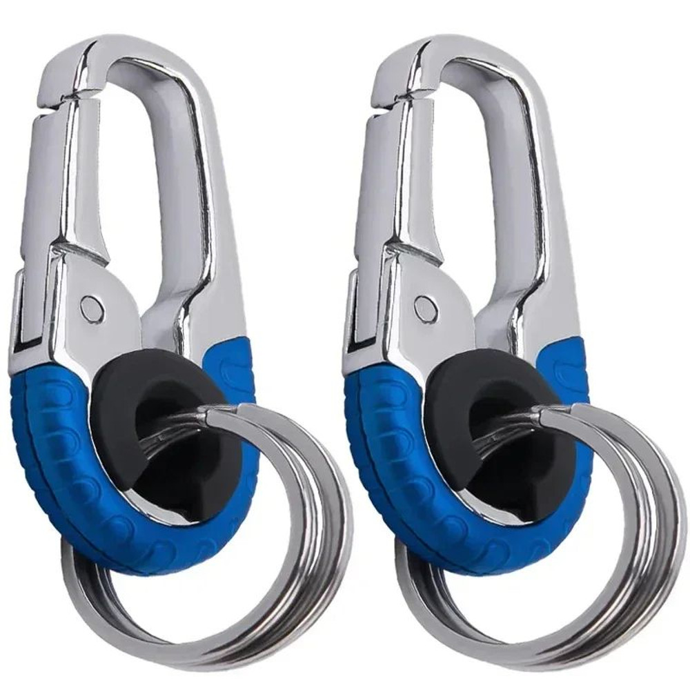 Stainless Steel Keychain Buckle For Men HeavyDuty Key Ring Hook Outdoor Carabiner Clip For Climbing 4