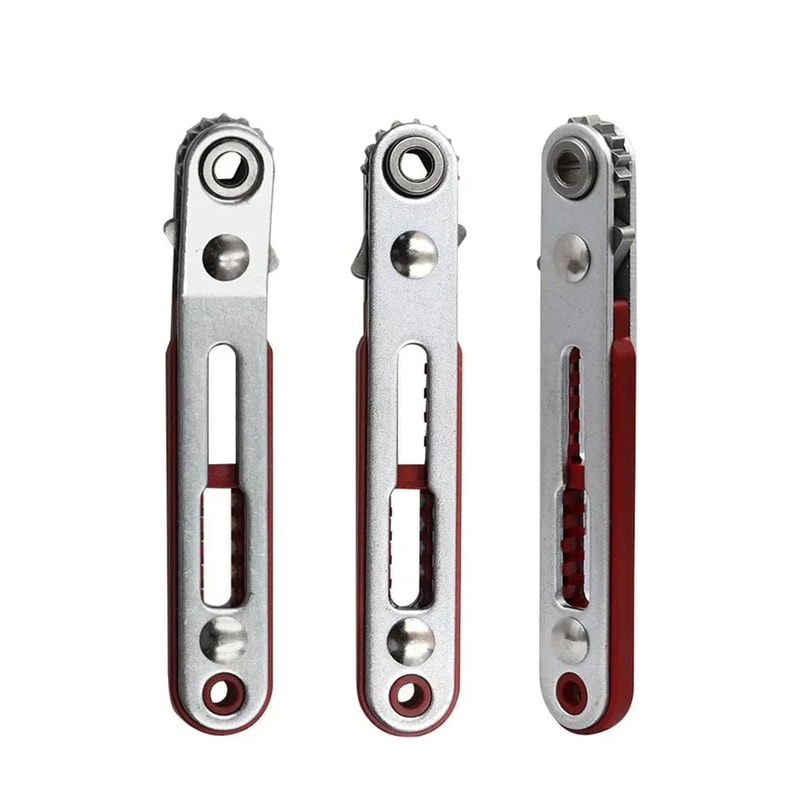 Mini MultiFunction Ratchet Screwdriver Set TwoWay Elbow Flat Head Hexagonal CrossShaped Screwdrive 0