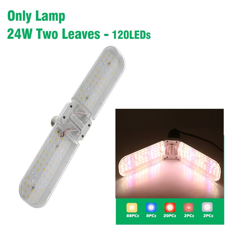 Full Spectrum Bulb Grow Light Foldable Phyto Lamp For Indoor Plants Bloom  Flowering LED Grow Lamp  6