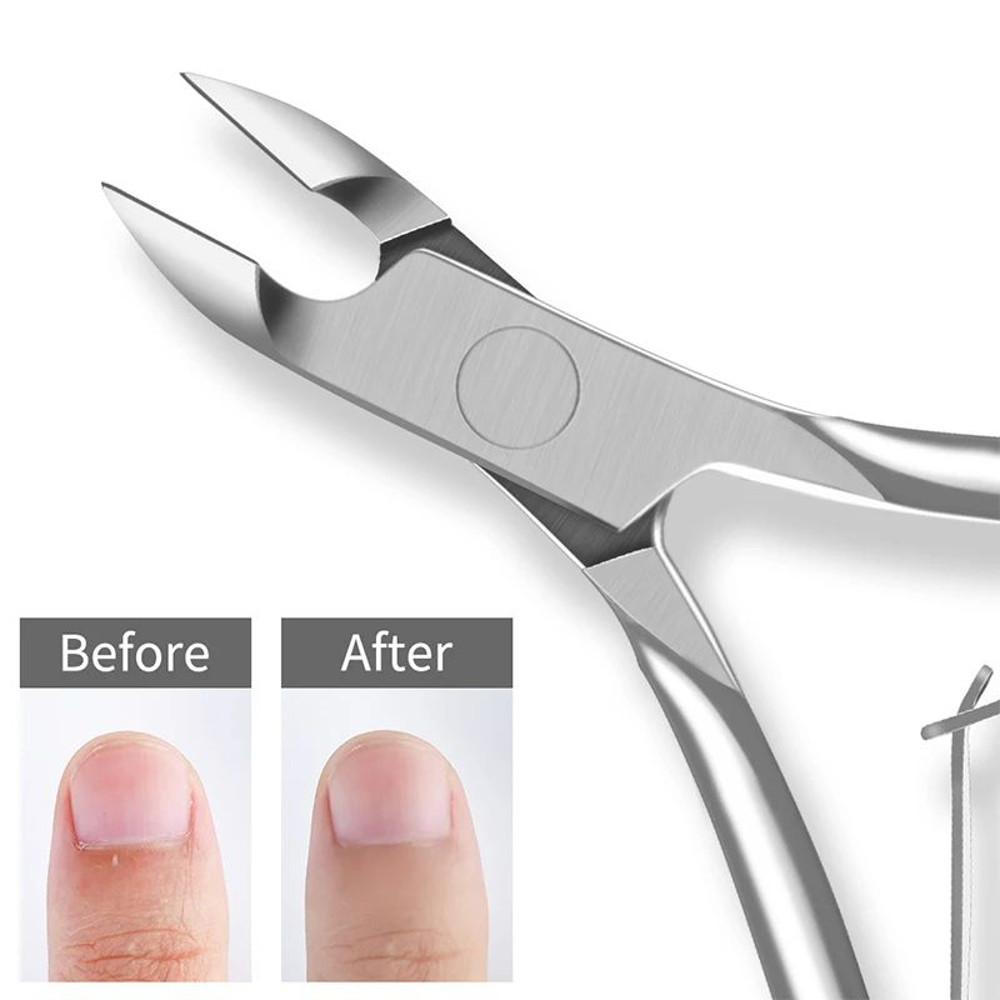 Stainless Steel Nail Cuticle Cutter Blade Nipper Trimmer Clipper Scissor For Fingernail Toenail Man 2