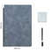 Reusable Whiteboard Notebook Set With Pen Erasing Cloth Leather Memo Pad Weekly Planner Portable St 4