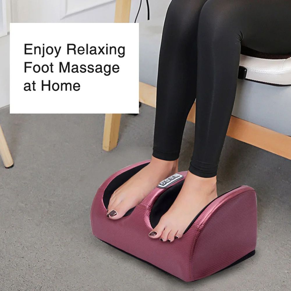 Electric Foot Massager With Heating Therapy Kneading Hot Compression For Muscle Relaxation Pain Rel 1