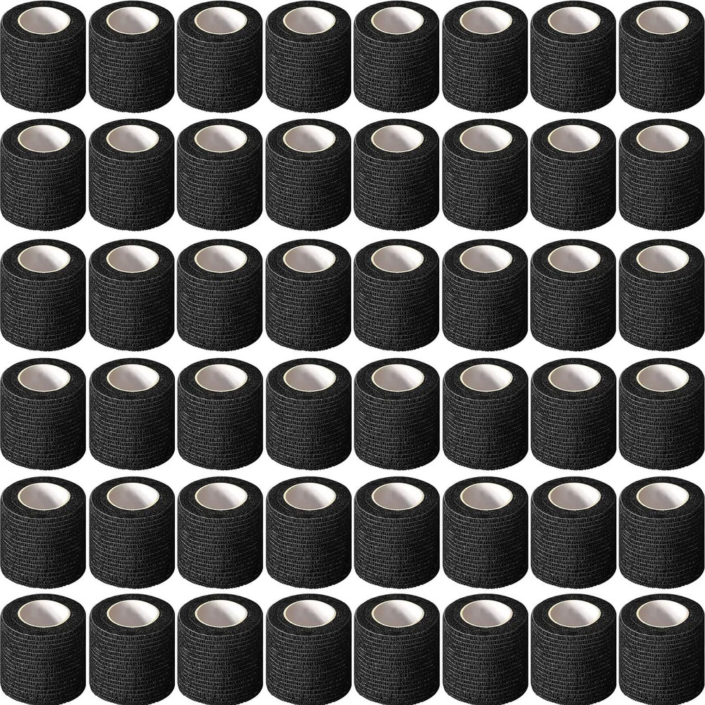 Wholesale Black Tape Tattoo Handle Bandage AntiSlip Waterproof Disposable SelfAdhesive Elastic Band 9