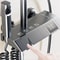 Bathroom Shower Full Set Black White Gray Rain Pressurized Digital LED Hot Cold Faucet System 0