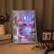 USB Plug Dimming Romantic Home Anime LED City Night View Light Painting Beautiful Narrow Bezel HD H 0