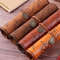 Creative Treasure Map Retro Pencil Case Leather Large Capacity Roll Pencil Bag With Embossed Buckle 0