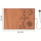 Creative Treasure Map Retro Pencil Case Leather Large Capacity Roll Pencil Bag With Embossed Buckle 3