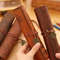 Creative Treasure Map Retro Pencil Case Leather Large Capacity Roll Pencil Bag With Embossed Buckle 5