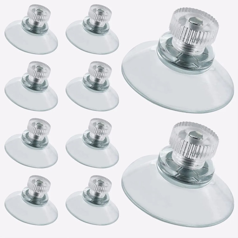 Clear Suction Cups With Screws Strong Vacuum Suction Cup Holders For Bathroom Kitchen Office Transp 0