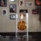 Vintage Glass Oil Lamp Transparent Glass Candlestick With Interior Light Chamber Decorative Candle 3