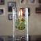 Vintage Glass Oil Lamp Transparent Glass Candlestick With Interior Light Chamber Decorative Candle 4