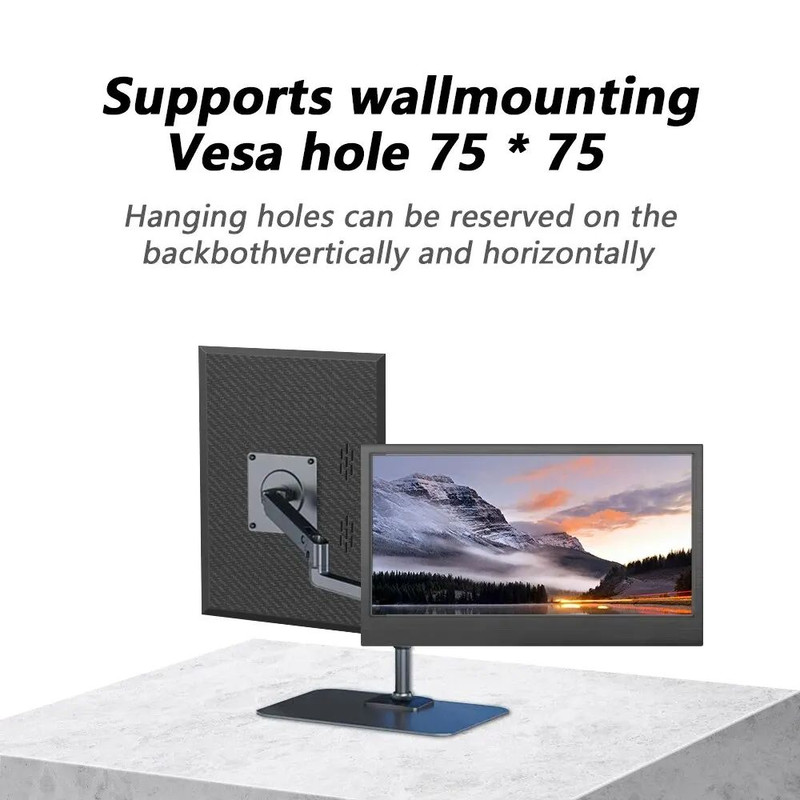 Portable Monitor Display Game Screen Type C For Laptop Mac Xbox PS5 PS4 Switch 2