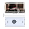 Bathroom Mirror Smart LED Vanity Mirror Wall Mounted With Bluetooth Digital Display Back Front Lit 8