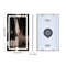 Bathroom Mirror Smart LED Vanity Mirror Wall Mounted With Bluetooth Digital Display Back Front Lit 6