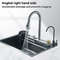 Premium Stainless Steel Waterfall Kitchen Sink Large Single Basin Above Counter With Single Slot C 3