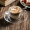 Heat Resistant Double Layer Glass Coffee Cup With Handle Transparent Borosilicate Water Tea Milk Ju 3